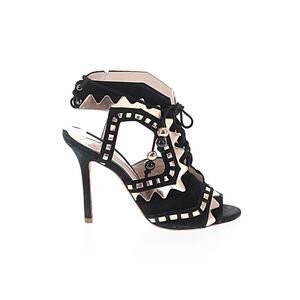 Sophia Webster Riko Black Gold Cutout Heels 36.5 (Fits US 5.5-6)
